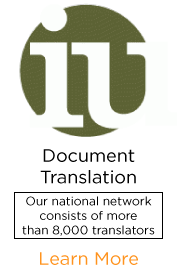 Document Translation: We provide superior translation and transcription service with quick turnaround times for all types of documents and media.
